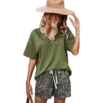 ADDHEAT Women's Casual Short Sleeve Sweatsuit Set