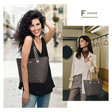 Montana West Tote Bag for Women Chain Top-handle Satchel Handbags Ladies Purses Shoulder Bags MWC-039CF