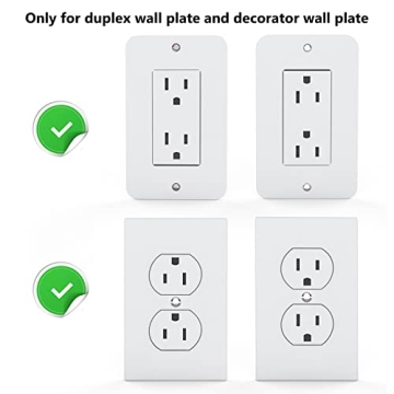 WALI Outlet Shelf Wall Holder for Smart Devices and More