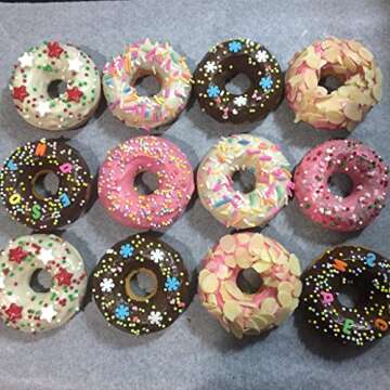 Silicone Baking Pan Donut, KOOTIPS Non-Stick Pan - 6 Full Size Doughnuts Shape - BPA Free Tray, Dishwasher/Microwave/Oven/Freezer Safe - Baking Pans and Molds (6 Full Size Pan)