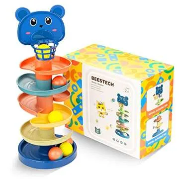 Beestech Ball Tower for Toddlers - Educational Toy for 2-4 Years