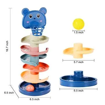 Beestech Ball Tower for Toddlers - Educational Toy for 2-4 Years