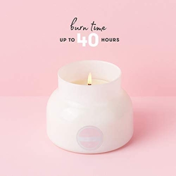 Capri Blue Volcano Scented Candles - Luxury Glass Jar Candles for Home Scented with Tropical Fruit & Sugared Citrus - Soy Wax Blend - Capri Blue Volcano - White Color (8 oz)