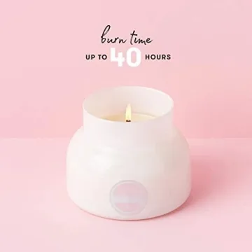 Capri Blue Volcano Scented Candles - Luxury Glass Jar Candles for Home Scented with Tropical Fruit & Sugared Citrus - Soy Wax Blend - Capri Blue Volcano - White Color (8 oz)