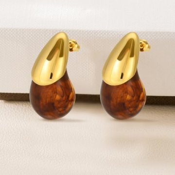 Stylish ABILITH Acrylic Resin Drop Earrings for Women