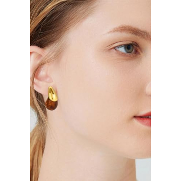 Stylish ABILITH Acrylic Resin Drop Earrings for Women