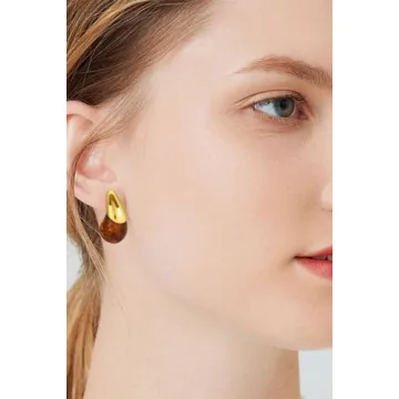 Stylish ABILITH Acrylic Resin Drop Earrings for Women
