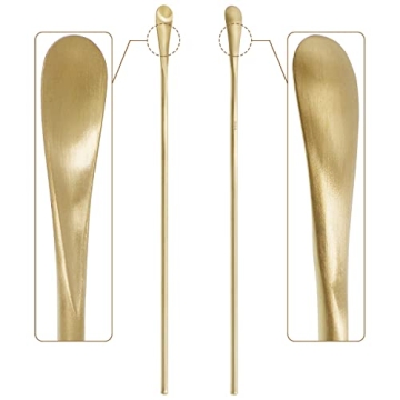 Elegant 304 Stainless Steel Long Coffee Spoons Set