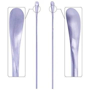 Elegant 304 Stainless Steel Long Coffee Spoons Set