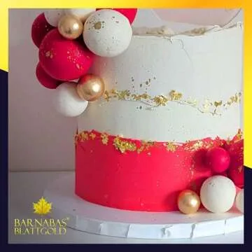 Edible Gold Leaf by Barnabas Blattgold - Luxurious Cake Decor