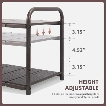 STORAGE MANIAC Under Sink Expandable Shelf Organizer