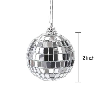 Suwimut Mini Disco Balls - 40 Pack for Parties & Decor
