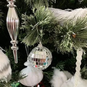 Suwimut Mini Disco Balls - 40 Pack for Parties & Decor