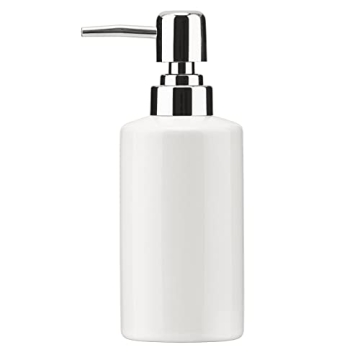 FE Soap Dispenser - Elegant 10oz Ceramic Liquid Pump for Kitchen & Bathroom