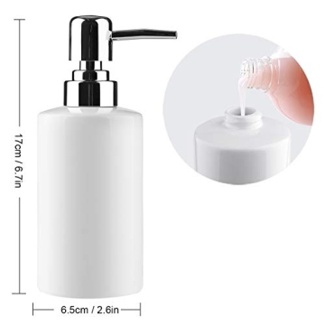 Elegant Ceramic Soap Dispenser for Kitchen and Bathroom