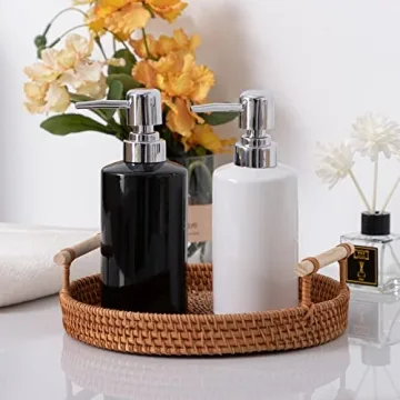 Elegant Ceramic Soap Dispenser for Kitchen and Bathroom
