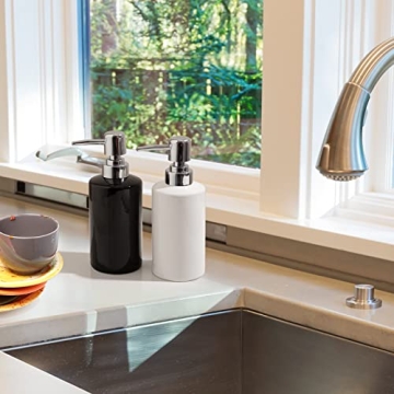 Elegant Ceramic Soap Dispenser for Kitchen and Bathroom