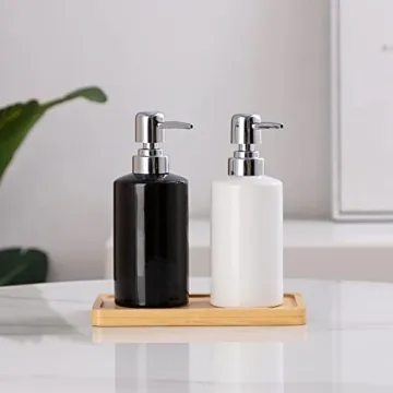 Elegant Ceramic Soap Dispenser for Kitchen and Bathroom