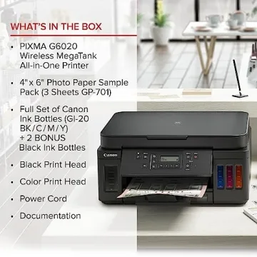 Canon G6020 All-in-One Supertank Wireless Printer