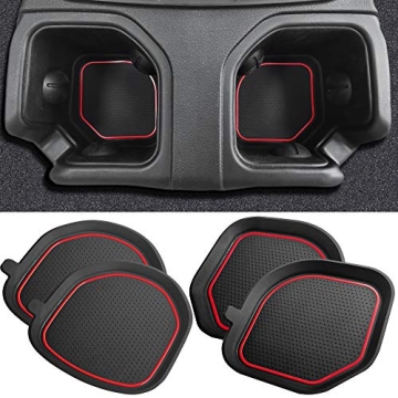 Auovo Auto Cup Holder Inserts Coaster Fit for Wrangler & Gladiator Accessories