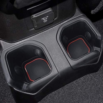 Auovo Cup Holder Inserts for Jeep Wrangler & Gladiator