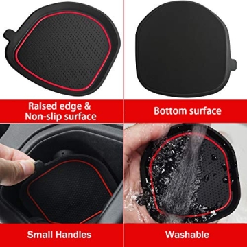 Auovo Cup Holder Inserts for Jeep Wrangler & Gladiator