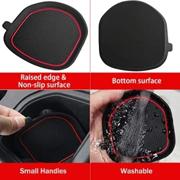 Auovo Cup Holder Inserts for Jeep Wrangler & Gladiator