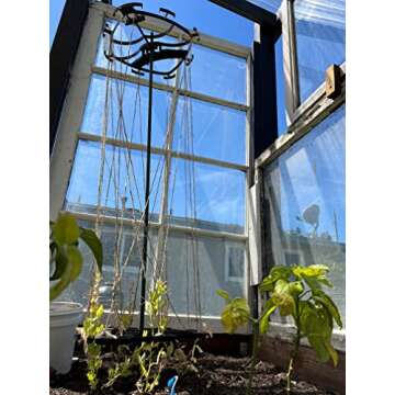 Mighty Crop Plant Support for Vertical Gardening – Pack of 4