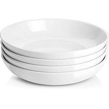 DOWAN 9.75" Large Pasta Bowls - Durable Ceramic Set
