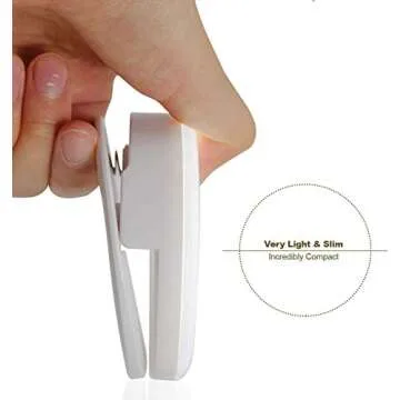 LimoStudio 36 LED Selfie Clip-on Ring Light - Rechargeable & Adjustable Brightness