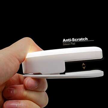 LimoStudio 36 LED Selfie Clip-on Ring Light - Rechargeable & Adjustable Brightness