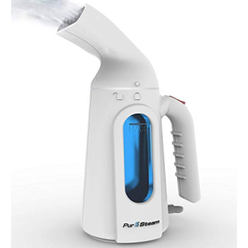 PurSteam Handheld Steamer for Clothes - Portable Garment Wrinkle Remover for Travel and Home Use - F...