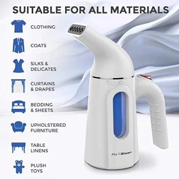 PurSteam Portable Travel Steamer - Fast Heating and Compact Design