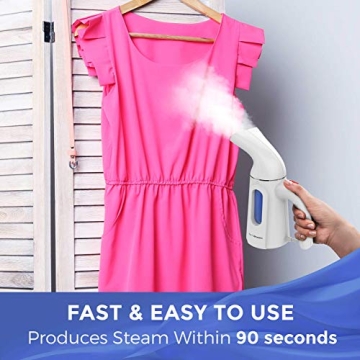 PurSteam Portable Travel Steamer - Fast Heating and Compact Design