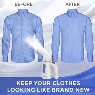 PurSteam Portable Travel Steamer - Fast Heating and Compact Design