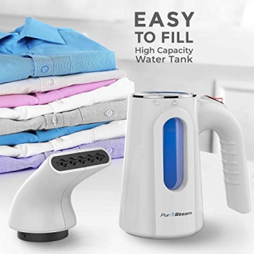 PurSteam Portable Travel Steamer - Fast Heating and Compact Design