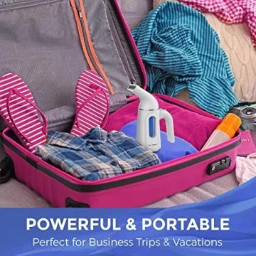 PurSteam Portable Travel Steamer - Fast Heating and Compact Design