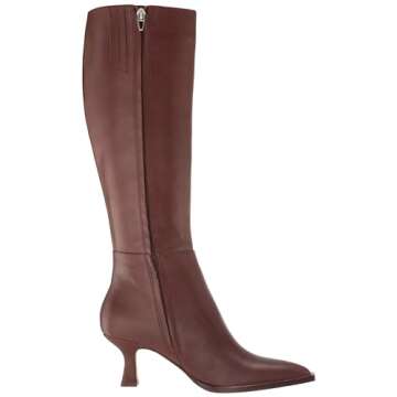 Dolce Vita Women's Auggie Fashion Boot, Chocolate DRITAN Leather, 6.5