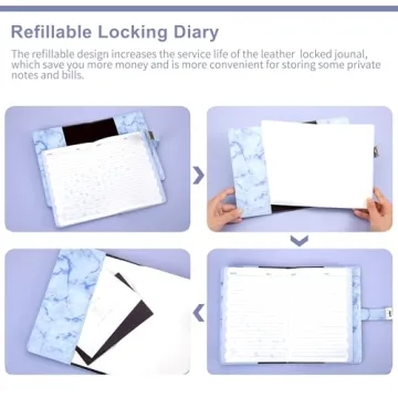 CAGIE Locked Diary for Girls - Privacy & Style