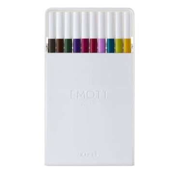 Emott Fineliner Pen Set #3, 10-Colors