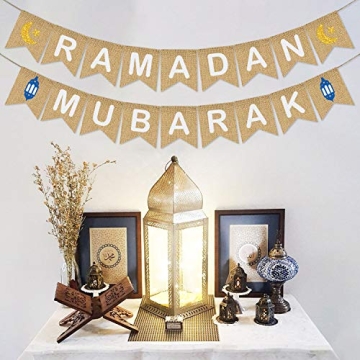 Ramadan Mubarak Banner | Rustic Ramadan Decorations