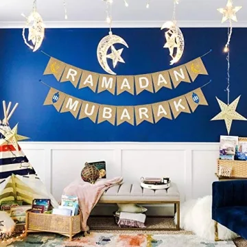 Ramadan Mubarak Banner | Rustic Ramadan Decorations