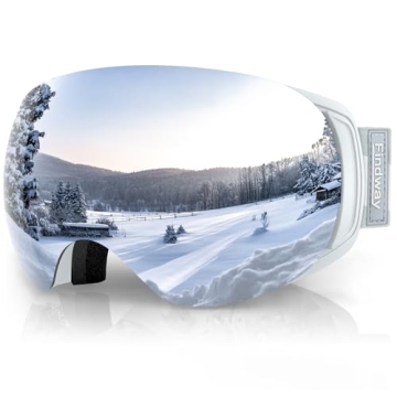 Findway Ski Goggles for Men and Women - Ultimate Comfort with Interchangeable Lenses