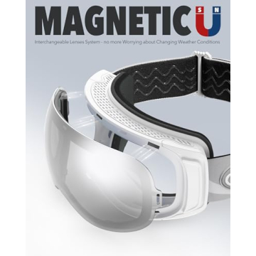 Findway Ski Goggles - Interchangeable Lens, UV Protection