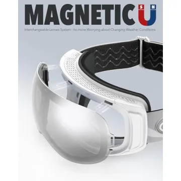 Findway Ski Goggles - Interchangeable Lens, UV Protection