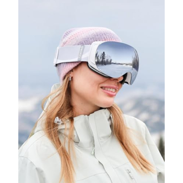 Findway Ski Goggles - Interchangeable Lens, UV Protection