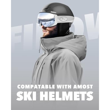 Findway Ski Goggles - Interchangeable Lens, UV Protection