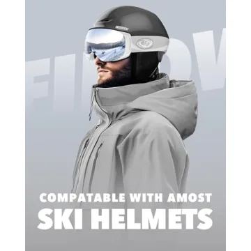 Findway Ski Goggles - Interchangeable Lens, UV Protection