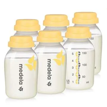 Medela Manual Breast Pump Bundle with Storage Bottles and Flex Shields for More Comfort and Milk