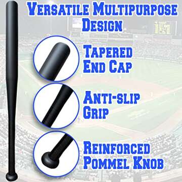 Aluminum Baseball Bat - Perfect for Sports and Safety